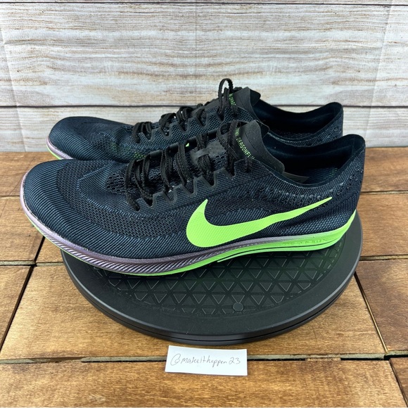 Nike ZoomX DragonFly Black Lime Blast Spiked Track Shoes - Picture 3 of 9